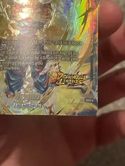 Vegito FS09-16 Bonus Pack Gold Art Promo Card Dragon Ball Legends Art MP - Image 5