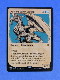 MTG Magic: Commander Legends: Ancient Silver Dragon #382 Mythic - NM - Image 1