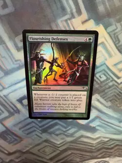 MTG Foil Flourishing Defenses EX+/NM- Shadowmoor - Image 3