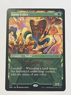 MTG Lotus Cobra Showcase NM Zendikar Rising Regular Magic The Gathering - Image 1