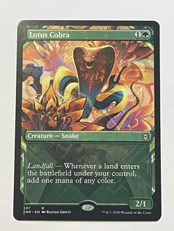 MTG Lotus Cobra Showcase NM Zendikar Rising Regular Magic The Gathering - Image 2