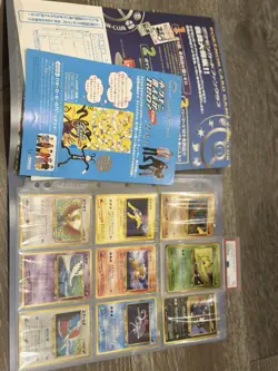 Pokemon Neo Genesis Premium File Japanese Folder with 9 Cards - Image 2