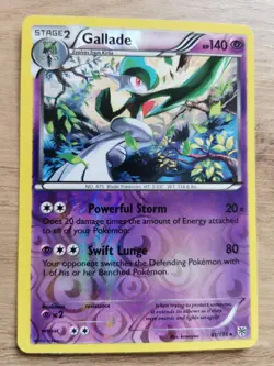 Pokemon TCG Gallade Reverse Holo Rare 61/135 Plasma Storm NM Condition - Image 1