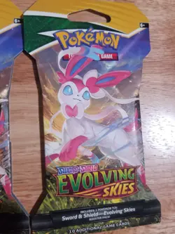 Pokemon TCG Evolving Skies Booster Pack - Sealed Lot of 4 Packs - Image 4