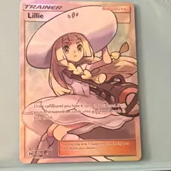 Pokemon TCG Lillie Full Art Ultra Rare Holo SM Base Set 147/149 English - Image 1