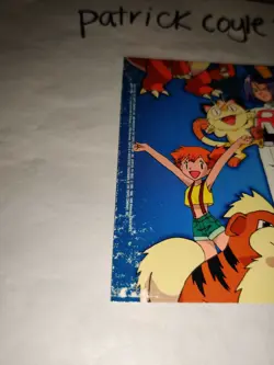 TV8 Gary Oak Holo Pokemon Topps Series 1 Card (Black Label) NM front/MP back - Image 4