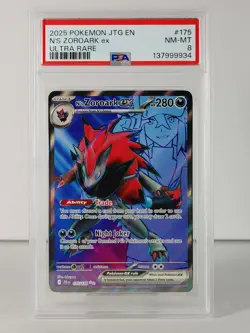 N's Zoroark EX - Journey Together - POKEMON 175/159 - Ultra Rare - PSA 8 - Image 1