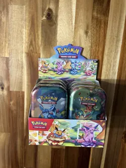 Pokemon Prismatic Evolutions Mini Tin Display (Sealed Tins) - Image 3