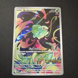 Pokemon TCG Bulbasaur 133/132 Mega Evolution Stamped NM - Image 1
