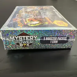 Pokemon MYSTERY POWER BOX 5 Booster Packs 1 Coin 2023 - Image 4