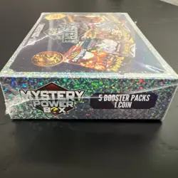 Pokemon MYSTERY POWER BOX 5 Booster Packs 1 Coin 2023 - Image 5