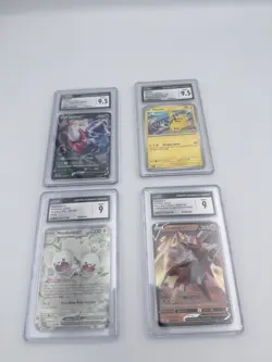4 Pokemon Cgc Graded Cards - Image 1