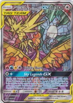 Pokemon Moltres Zapdos Articuno GX SM210 2019 Hidden Fates ETB Promo NM - Image 1
