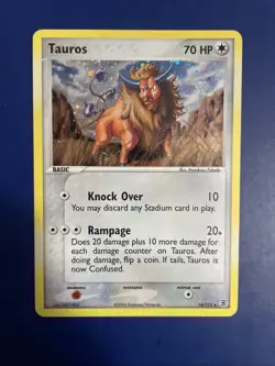 Tauros 16/112 Holo Rare FireRed & LeafGreen Pokemon Near Mint - Image 1