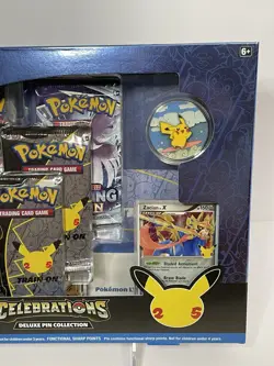 Pokemon TCG Celebration Deluxe Pin Collection 2021 Nintendo 820650809422 - Image 3