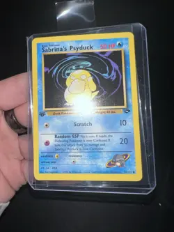 Pokemon TCG Sabrina's Psyduck 1st Edition Gym Challenge 99/132 NM - Image 1