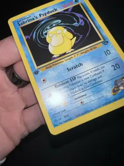 Pokemon TCG Sabrina's Psyduck 1st Edition Gym Challenge 99/132 NM - Image 3
