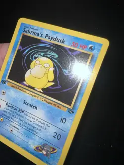 Pokemon TCG Sabrina's Psyduck 1st Edition Gym Challenge 99/132 NM - Image 5