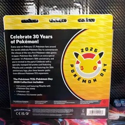 Pokemon Day 2026 Collection Box w Pikachu Promo x10 Boxes - 30th Anniversary - Image 3