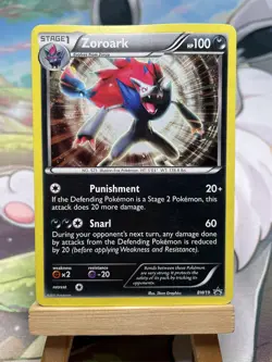 Zoroark BW19 Holo Rare - Black Star Promo - Pokemon Black & White Promos - LP - Image 1