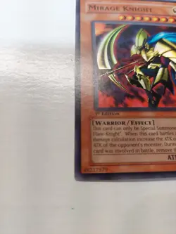 Yu-Gi-Oh! SUPER RARE 1ST EDITION MIRAGE KNIGHT DCR-018 - Image 2