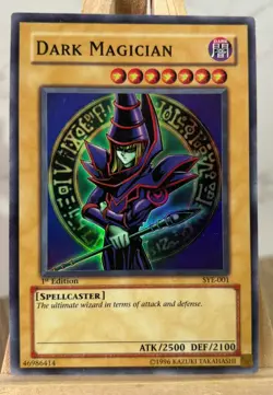 1996 Yu-Gi-Oh! Dark Magician Holo 1st Edition SYE-001 Super Rare - Image 1