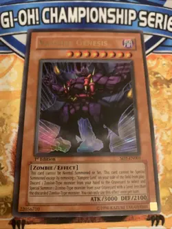 Yugioh Vampire Genesis SD2-EN001 1st Edition VLP - Image 1