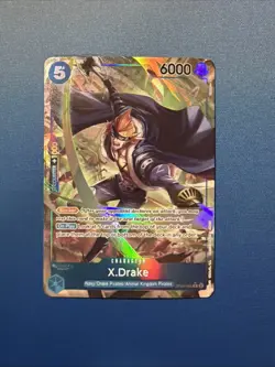 X-Drake One Piece TCG Awakening the New Era OP05-055 Alt Art Rare - ships PWE - Image 1
