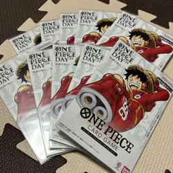 10 set Sealed One Piece Premium Card Collection ONEPIECE DAY 2024 Luffy Promo - Image 1