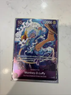 One Piece Monkey D. Luffy P-099 Promo Pack Four Emperors Card - Image 1