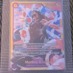One Piece Monkey D Luffy SEC EB02-061 PRB-02 English - Image 1