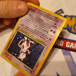 Pokemon Mewtwo Base Set 2 Holo Rare 010/102 1999 60HP Card TCG Card Stock - Image 3