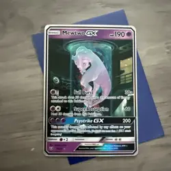 Pokemon TCG Shining Legends Mewtwo GX Secret Rare Card 78/73 - Image 1