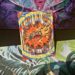 Geodude #74 7 of 10 - Vintage 1999 TOPPs Pokemon Card PUZZLE - Image 1