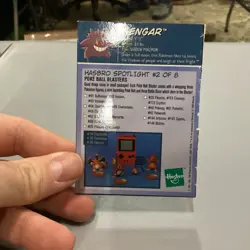 1999 Hasbro Toy Wishes Magazine Pokemon Gold Foil Card GENGAR - Image 2