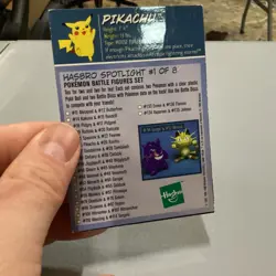 1999 Hasbro Toy Wishes Magazine Pokemon Gold Foil Card Pikachu - Image 3
