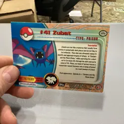 Pokemon Topps Card #41 Zubat - Image 2