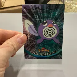 Poliwag 60 - TOPPS Pokemon Card - Textured Foil - Rays - Image 1