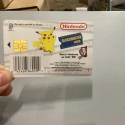 1999 Pikachu Pokemon Snap Blockbuster Video Card - Image 2
