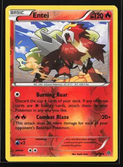 Entei 14/98 Ancient Origins Reverse Holo Rare Pokemon Card - Image 1