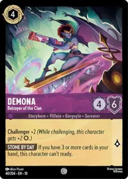 ~ Demona - Betrayer of the Clan ~ NM Cold Foil ~ Whispers in the Well ~ - Image 1