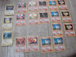 VTG Pokemon Cards 1999 Red Fire LOT 19 Gamefreak GC - Image 1