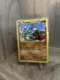 Pokemon Cubone 77/162 Breakthrough Common Regular Basic 70 HP Card English 2015 - Image 1