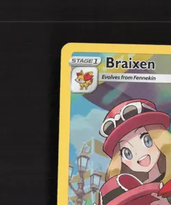 Braixen TG01/TG30 Silver Tempest Full Art Ultra Rare Holo Pokemon Card NM - Image 3