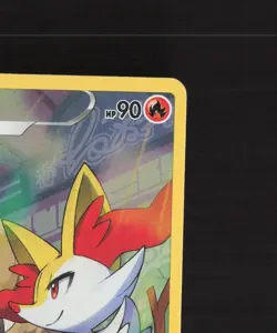 Braixen TG01/TG30 Silver Tempest Full Art Ultra Rare Holo Pokemon Card NM - Image 4
