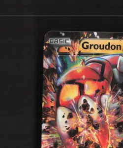 Groudon EX 85/160 Primal Clash Ultra Rare Holo Pokemon Card LP - Image 3