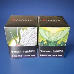 2x Final Fantasy V7 ULTRA PRO Deck Box Card Box MTG MAGIC (PRO-100+) - 2 TOTAL - Image 1