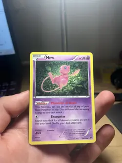 Mew - 29/124 - Pokemon Fates Collide XY Holo Rare Card LP - Image 1