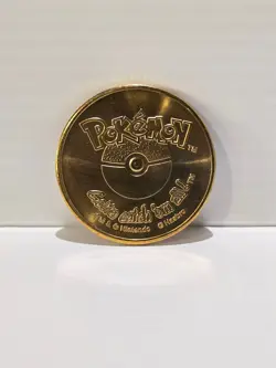 Vintage 1999 Hasbro Pokemon Battling Coin - Charmander #04 💎 CASE-FRESH | Unse - Image 2