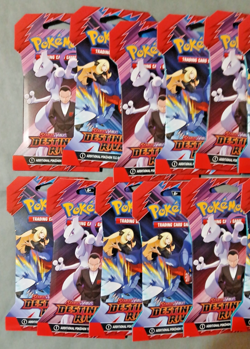 Pokemon TCG DESTINED RIVALS Sleeved Booster Packs New Sealed Lot of 12 Packs - Image 4